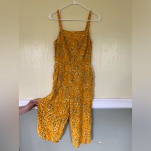 Yellow Flowery Romper